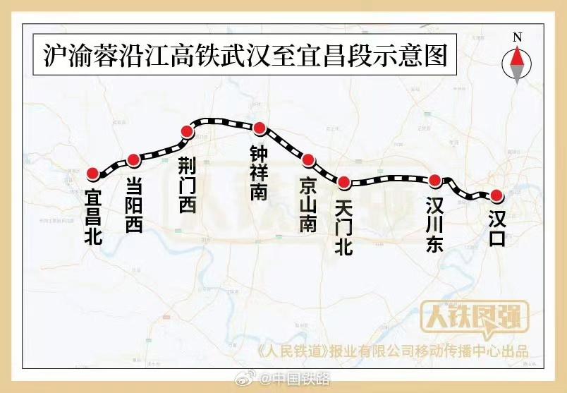 沪渝蓉高铁武宜段联调联试启动，多城市步入高速铁路时代